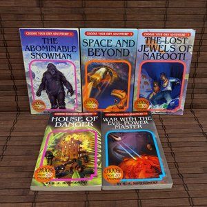 Choose Your Own Adventure Lot of 5 Books CYOA 1 3 4 6 12 R A Montgomery
